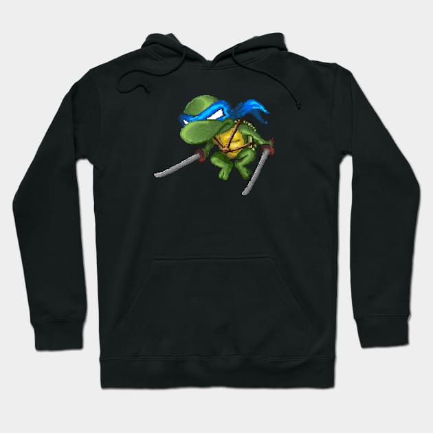 Pixel Leo Hoodie by Just Reese Art